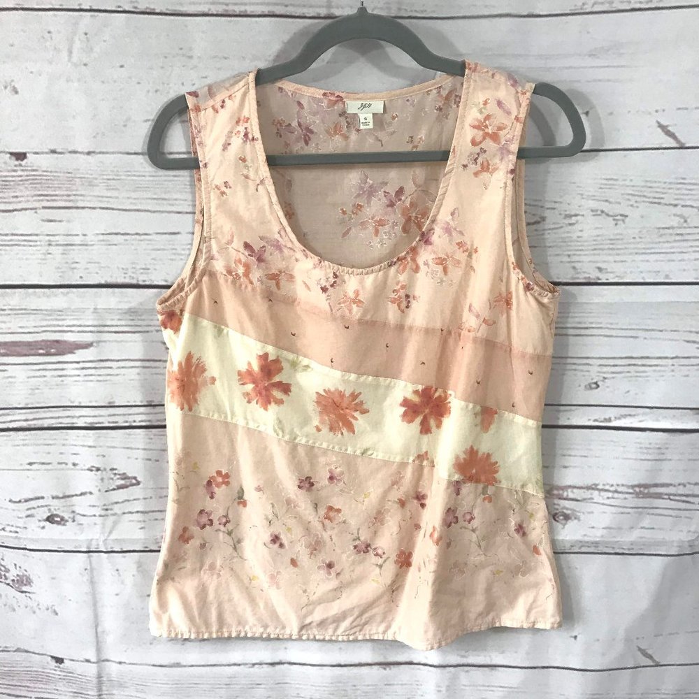 *3/$18*J. Jill Floral Print Tank Top